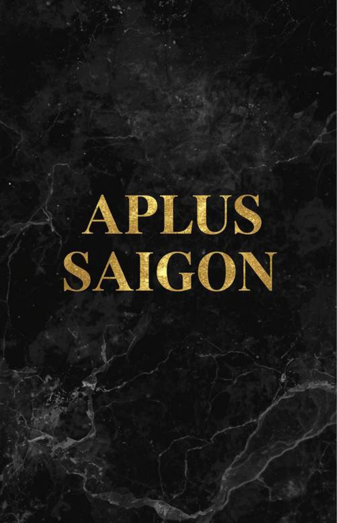 Bìa thực đơn APLUS SAIGON