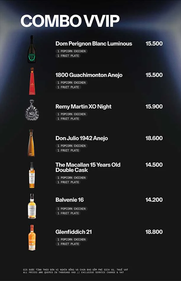 APLUS SAIGON menu