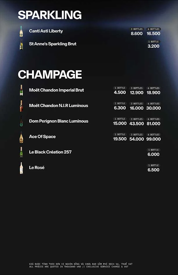 APLUS SAIGON menu